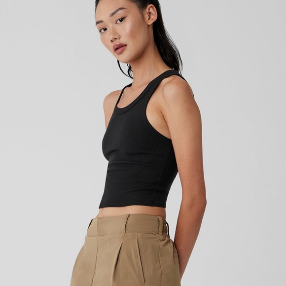 Alo Goddess Ribbed Go-To Tank - Picture 3 of 7